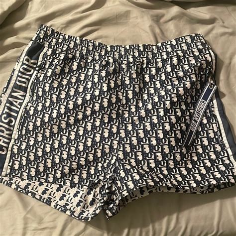 dior pattern shorts|authentic christian Dior shorts.